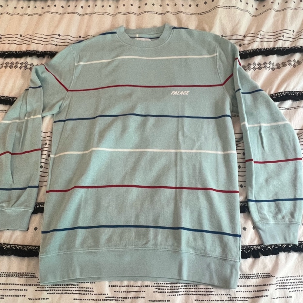Palace Waffle Stripe Crew Men’s Medium